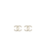 Chanel 23B CC logo with crystal earrings L