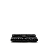 Chanel Timeless Clutch with Chain Lambskin Black Ruthenium Hardware