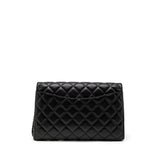 Chanel Timeless Clutch with Chain Lambskin Black Ruthenium Hardware