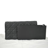 Christian Dior Lady Dior Cannage Leather Crossbody Chain wallet Black