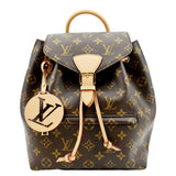 Louis Vuitton Montsouris NM PM Monogram Canvas Backpack Bag Brown