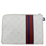 Louis Vuitton Pochette Jour Monogram Leather Pouch Clutch Bag Antarctica
