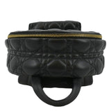 Christian Dior Cannage Quilted Leather Backpack Black