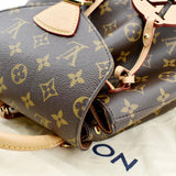 Louis Vuitton Montsouris NM PM Monogram Canvas Backpack Bag Brown