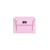 Hermes Kelly Compact Wallet Mauve Sylvestre
