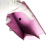 Hermes Kelly Compact Wallet Mauve Sylvestre