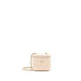 Chanel Mini Vanity Light Beige Caviar