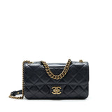 Chanel Perfect Edge Flap Bag With Calfskin Ruthenium