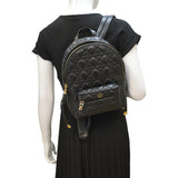 Christian Dior Cannage Quilted Leather Backpack Black