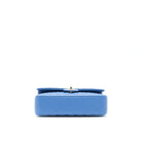 Chanel Medium Classic Double Flap 25cm Blue Caviar L
