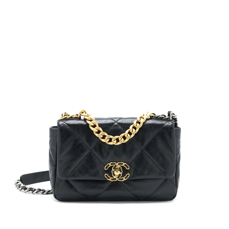 Chanel Small 19 Bag Black