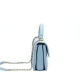 Chanel Trendy CC Flap Bag Light Blue Lambskin L