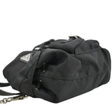 Prada Double Pocket Mini Nylon Backpack Shoulder Bag Black