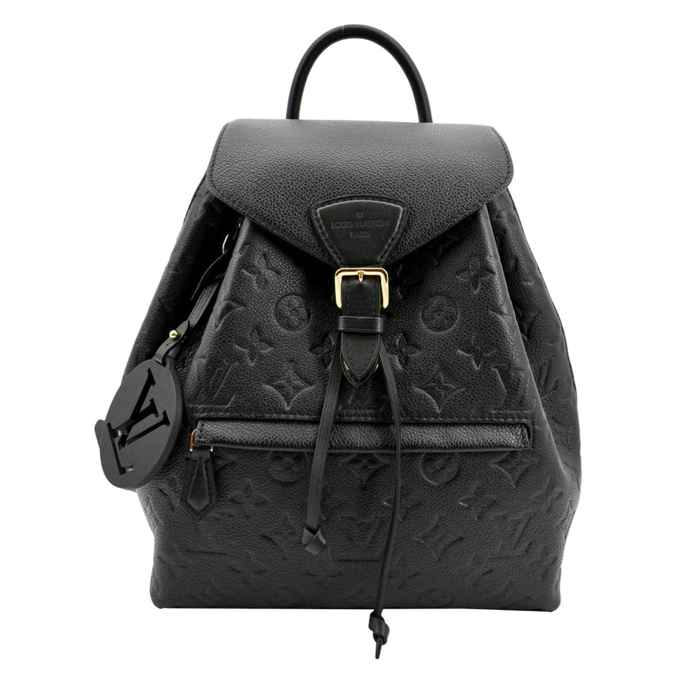 Louis Vuitton Montsouris NM PM Monogram Empreinte Backpack Black