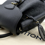 Louis Vuitton Montsouris NM PM Monogram Empreinte Backpack Black