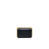 Chanel Boy Extra Mini Lambskin in Black