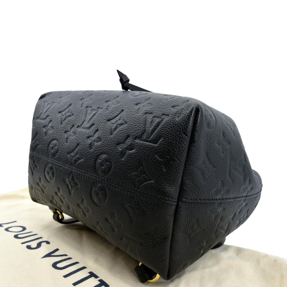 Louis Vuitton Montsouris NM PM Monogram Empreinte Backpack Black