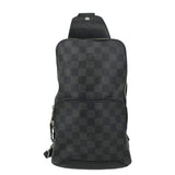 Louis Vuitton Avenue Sling Damier Graphite Backpack Bag Black