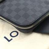 Louis Vuitton Avenue Sling Damier Graphite Backpack Bag Black
