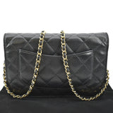 Chanel Boy Woc Caviar Leather Wallet On Chain Clutch Bag Black