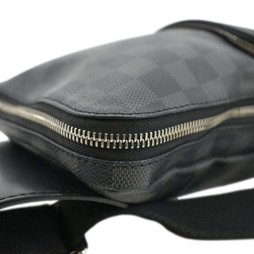 Louis Vuitton Avenue Sling Damier Graphite Backpack Bag Black