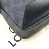 Louis Vuitton Avenue Sling Damier Graphite Backpack Bag Black