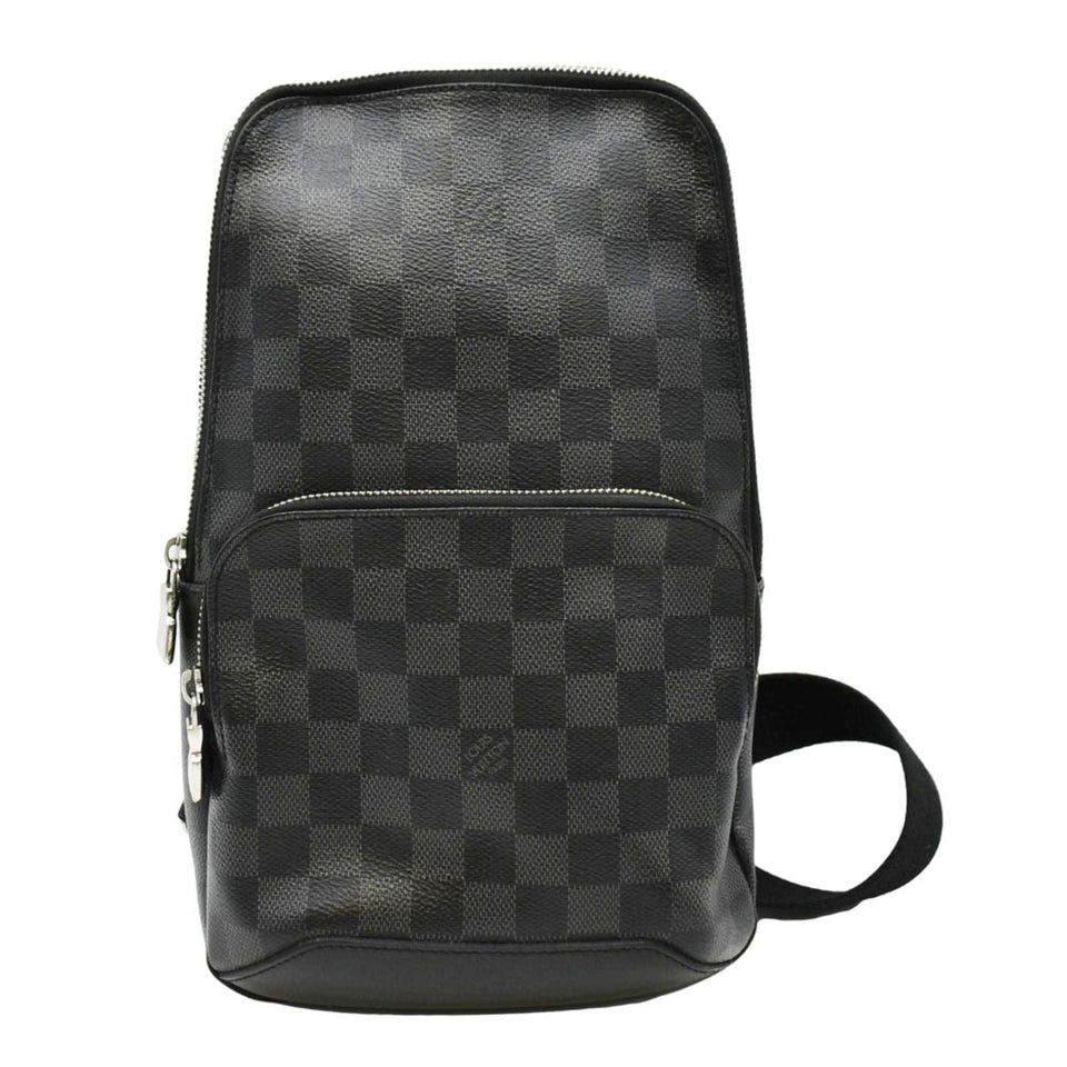 Louis Vuitton Avenue Sling Damier Graphite Backpack Grey