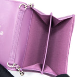 Chanel Clutch On Chain Lambskin Purple