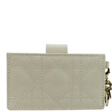 Christian Dior 5 Gusset Patent Leather  Holder Cream