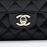 Chanel Small Classic Double Flap Bag Black Caviar