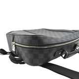Louis Vuitton Damier Graphite Canvas Briefcase Backpack Bag Black