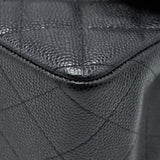 Chanel Classic Jumbo Double Flap Bag Black Caviar