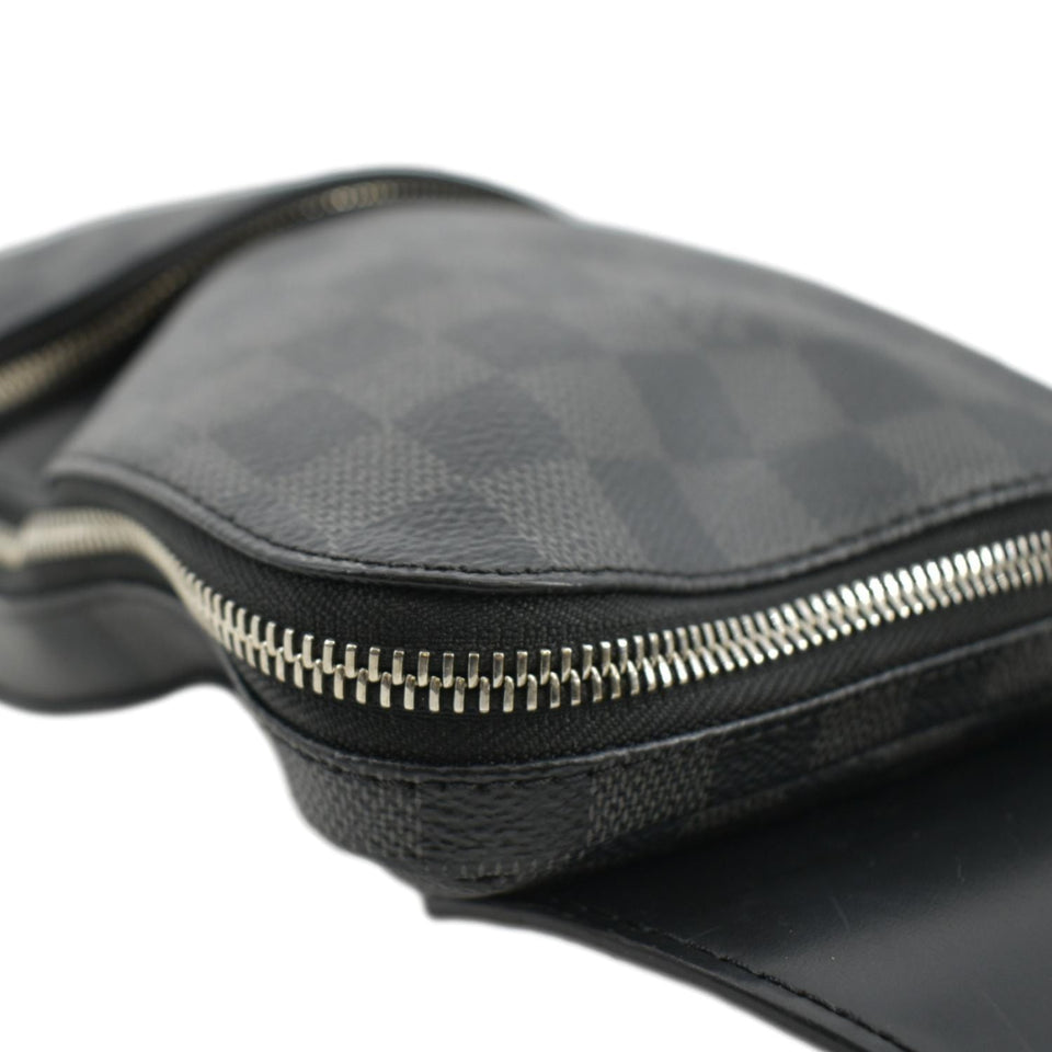 Louis Vuitton Avenue Sling Damier Graphite Backpack Bag Black