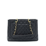 Chanel Grand Shopping Tote Caviar Black  serial 17