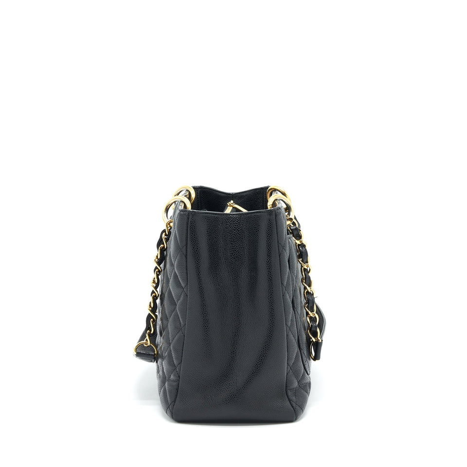 Chanel Grand Shopping Tote Caviar Black  serial 17