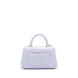 Chanel 21K lilac / Light Purple Coco Handle Small (old mini 24mm) L