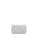 Chanel 21B pearl Crush Mini Rectangular Flap Bag Grey