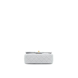 Chanel 21B pearl Crush Mini Rectangular Flap Bag Grey