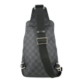 Louis Vuitton Avenue Sling Damier Graphite Backpack Bag Black