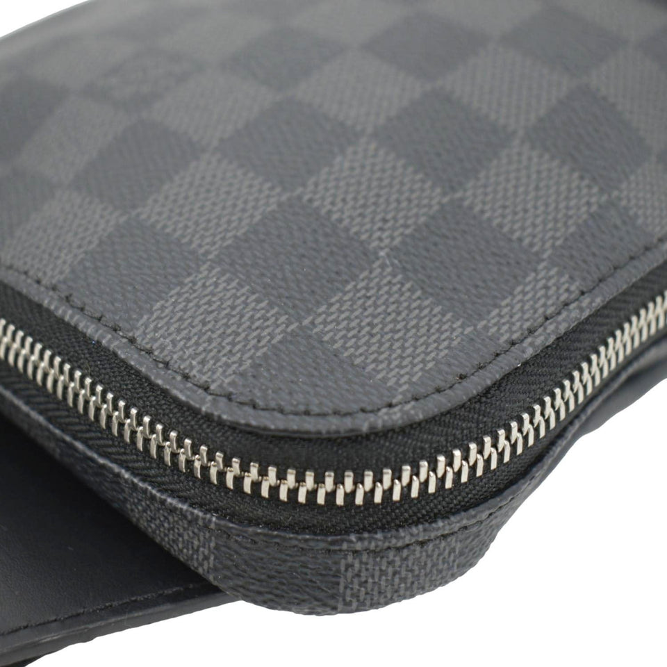 Louis Vuitton Avenue Sling Damier Graphite Backpack Bag Black