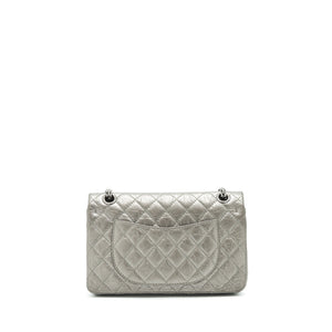 Chanel Small reissue 2.55 225 Double Flap Bag silver grey