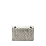 Chanel Small reissue 2.55 225 Double Flap Bag silver grey