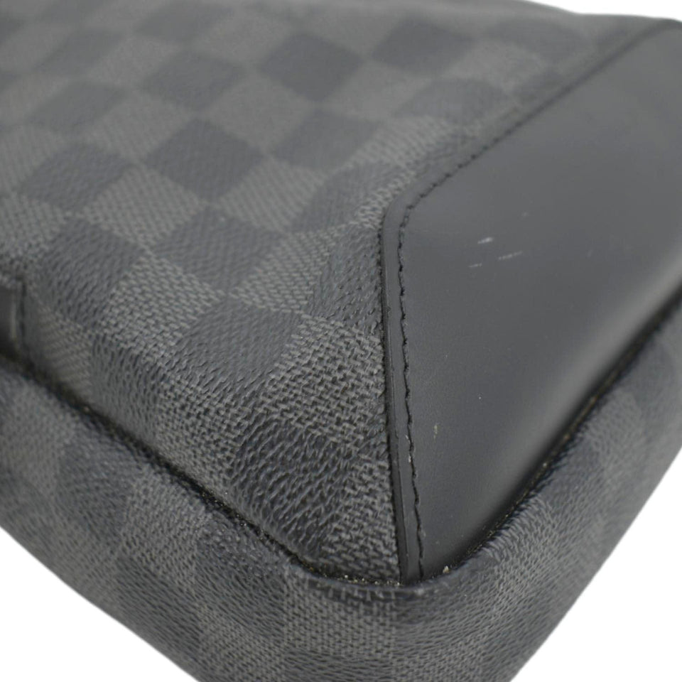 Louis Vuitton Avenue Sling Damier Graphite Backpack Bag Black
