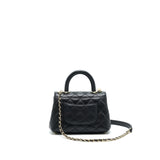 Chanel EXTRA MINI COCO HANDLE BLACK L