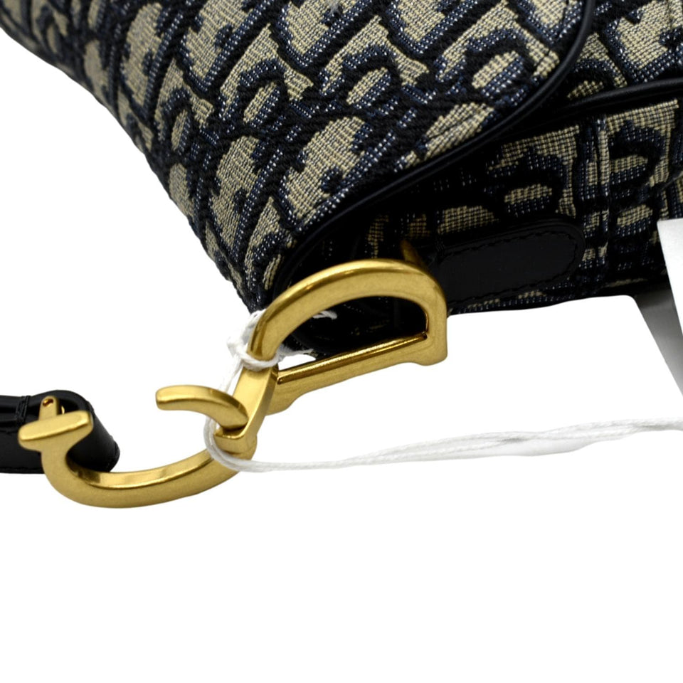 Christian Dior Saddle Mini Oblique Jacquard Crossbody Bag Multicolor