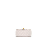 Chanel 21B lilac/ Light Purple mini Pearl Crush Square flap bag