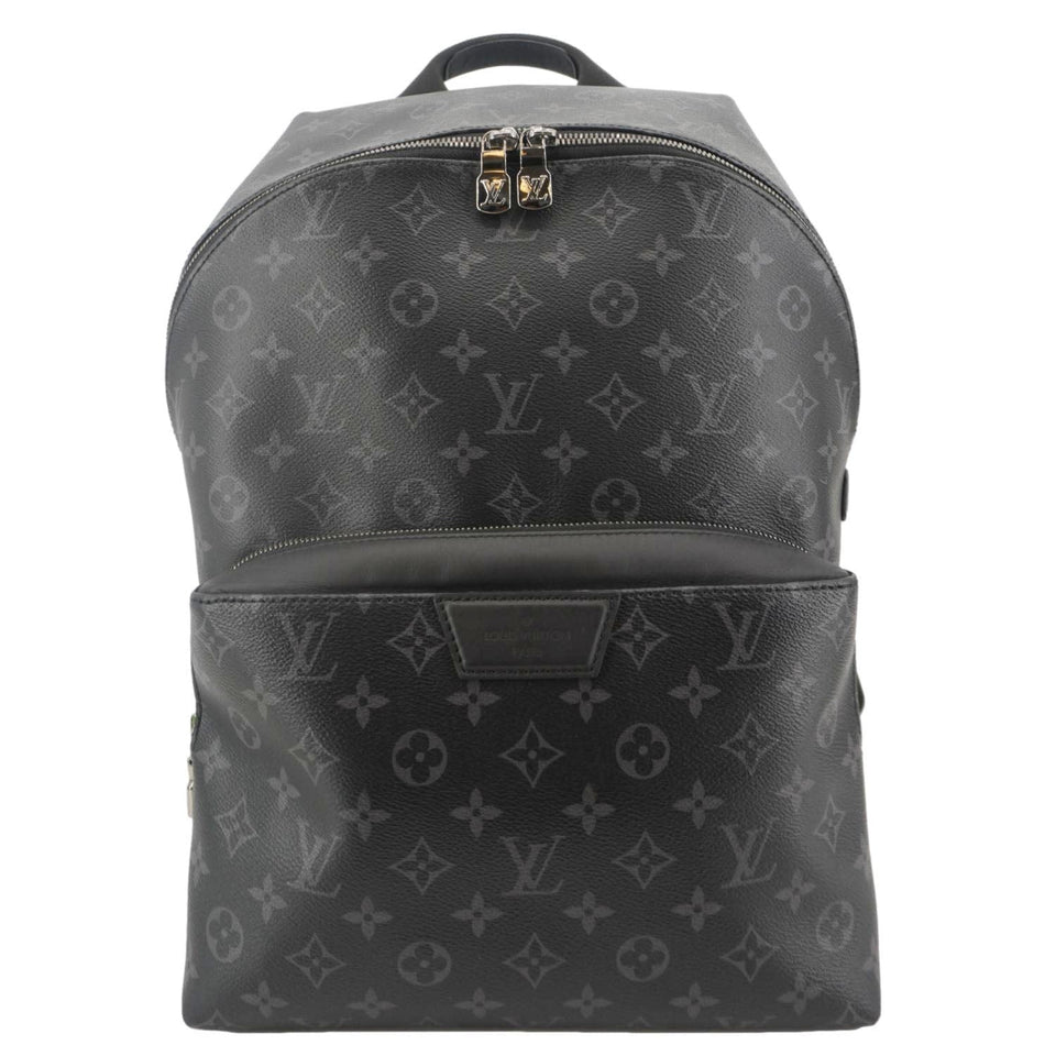 Louis Vuitton Discovery PM Monogram Eclipse Backpack Bag Black