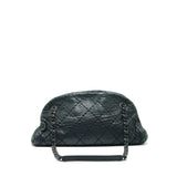 Chanel JUST MADEMOISELLE BOWLING BAG QUILTED LEATHER IN BLACK BHW