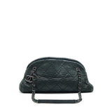 Chanel JUST MADEMOISELLE BOWLING BAG QUILTED LEATHER IN BLACK BHW