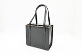 Burberry Box Handbag in Black Leather
